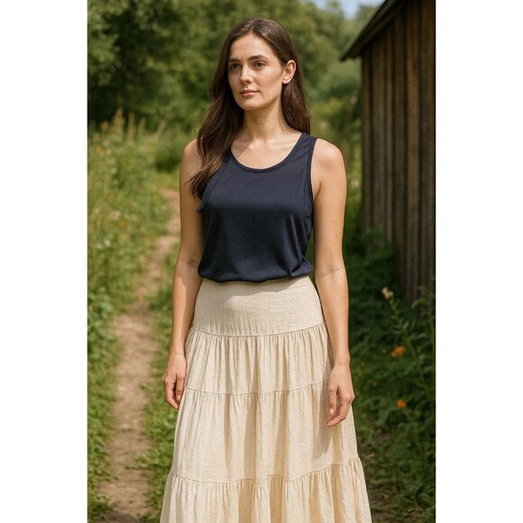 Helmut Lang Women’s Top Navy XS Minimalist Chic Normcore Athleisure Quiet Luxury - Picture 2 of 12